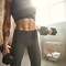 Wecare Fitness Rubber-Coated Chrome Handle 20 Lbs Dumbbells, Set of Two, Black, 2PK WC-2P-20LB-BK - alternate 6
